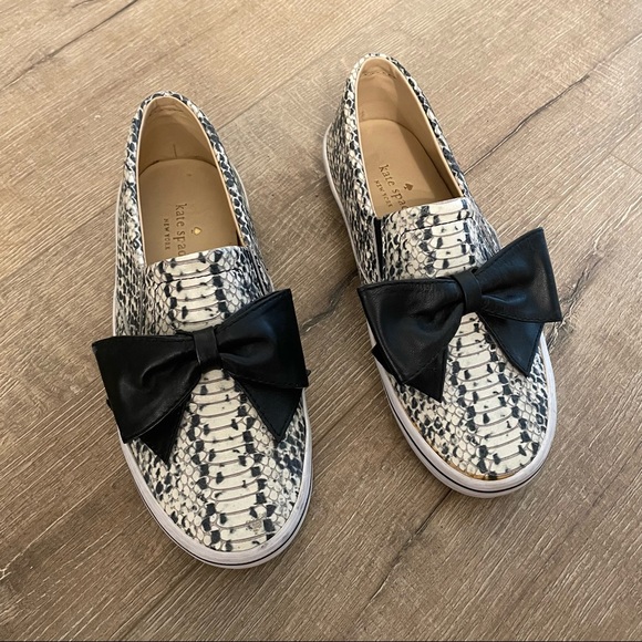 Kate Spade leather bow slides - Picture 2 of 6